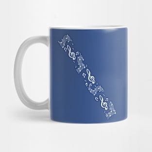 Musical scarf Mug